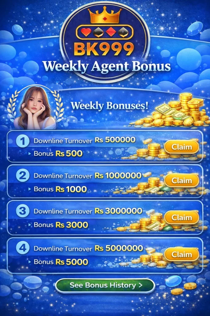 Bk999 game agent bonus